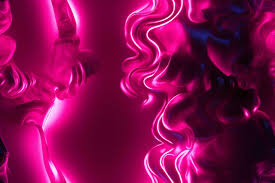 pink neon color abstract background