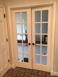 Window On French Doors For Privacy