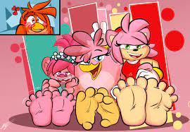 Amy rose feet tickle