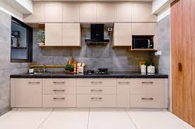 straight modular kitchen design service