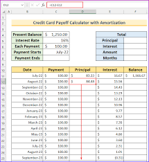 make credit card payoff calculator with