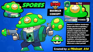 Последние твиты от brawl stars (@brawlstars). Idea Oc Brawl Stars Brawler Concept Spores Healer Of Allies And Damager Of Enemies Brawlstars