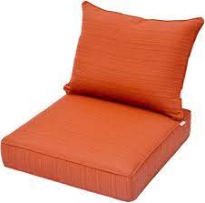 seat cushion set for outdoor furniture