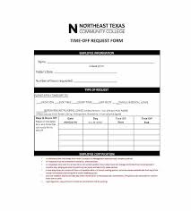 Company Vacation Policy Template Free Time Off Request Form