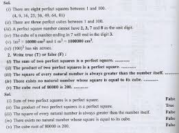Find the length of the side of a square where is 2 area is 441 m. Squares And Cubes Roots Rs Aggarwal Icse Class 8th Goyal Brothers Icsehelp