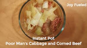 Here's how to make corned beef and cabbage the right way. Poor Man S Cabbage And Corned Beef Instant Pot