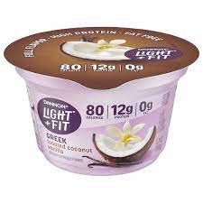 fit fat free toasted coconut vanilla