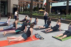 free outdoor corepower yoga the