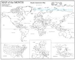 Black And White Map Of The World Redcard Me