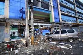 The magnitude of the earthquake was recorded at m w 7.2, with epicenter 6 kilometres (3.7 mi) s 24° w of sagbayan, and its depth of focus was 12 kilometres (7.5 mi). Deadly Earthquake In The Philippines The New York Times