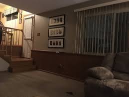looking for help with oak paneled half wall