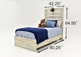 cambeck twin size bedroom set white