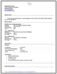 Best Resume Format For Fresher Free Download Rome