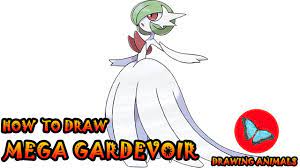 How To Draw Mega Gardevoir Pokemon