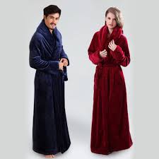 mens and women s ultra long bathrobe