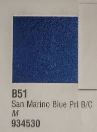 san marino blue pearl auto paint