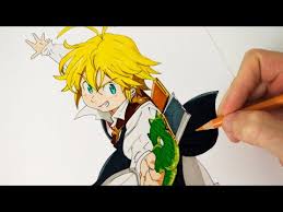 Faith, hope, charity, justice, prudence, temperance, and fortitude. Drawing Meliodas Zeldris From Seven Deadly Sins Nanatsu No Taizai Youtube