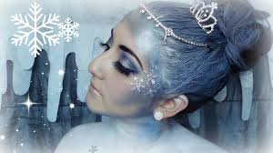 christmas snow queen makeup tutorial