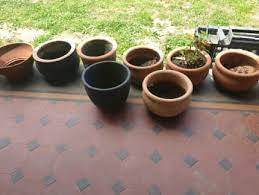 Large Square Terracotta Pots Garden