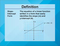 definition linear function concepts