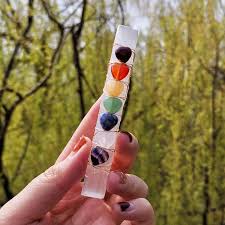 Maybe you would like to learn more about one of these? Buy 1pcs Healing Crystals Chakra Crystals Handmade Selenite Stick Wrapped With 7 Beautiful Heart Shaped Healing Stones Selenite Crystal For Yoga Meditation And Balancing Online In Indonesia B08xq164bc