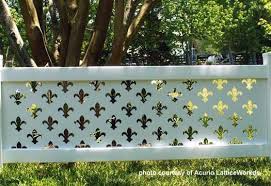 Illinois vinyl privacy fence is very similar to our rainier with lattice. Vinyl Lattice Panels Black Lattice Panels Privacy Lattice Panels
