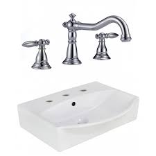 White Wall Mount Bathroom Sink
