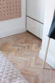 laid parquet flooring in our bedroom