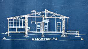 House Plan Blueprint Free Stock