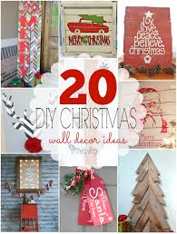 20 diy christmas wall decor ideas the
