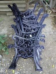 Metal Modern Cast Iron Bench Leg For