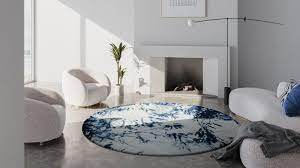 a round rug