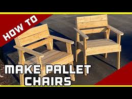 How To Make A Pallet Chair
