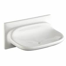 White Florence Bathroom Soap Dish