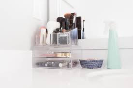it s funny because i probably wear makeup less than three times per week yet makeup storage is the biggest bathroom organization concern problems