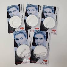 5 packs of white grease makeup clown