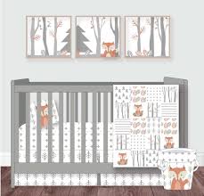 Woodland Nursery Baby Crib Bedding