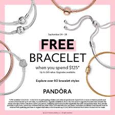 pandora us free bracelet promotion