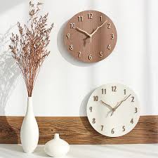 Nordic Creative Wall Clock Wood