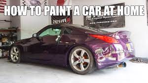 how to paint a car at home in 15