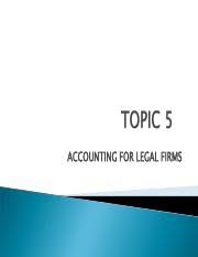 The role of an accountant or audit firm in reviewing compliance with the rules and reporting to the legal firm, including agreement of the. Topic 5 Legal Firms Pdf Accounting For Legal Firms Legal Firm Lf Is Normally Form As A Partnership Known As Advocates Solicitors Or Advocates And Course Hero