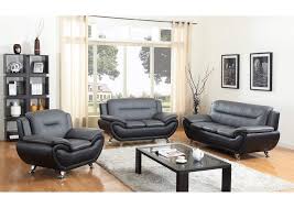 grey black leather sofa loveseat w