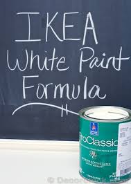 Ikea White Paint Formula Decor