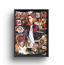 Eminem Poster Rapper Wall Art Gift For