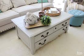 Coffee Table Facelift Using Paint