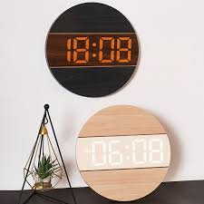 Digital Wall Clock Battery Operated