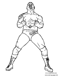 Download this running horse printable to entertain your child. Batista Wrestler Coloring Pages Printable