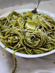 pesto pasta with artichoke hearts sea