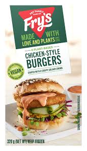 vegan en burger patties fry