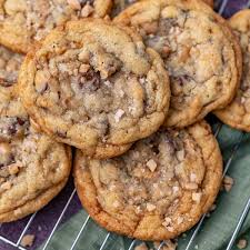 toffee cookies recipe tastes of lizzy t